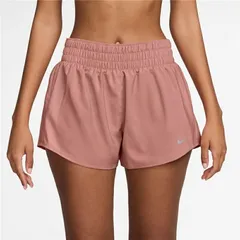 ナイキ ショートパンツ レディース NIKE WMNS Dri-FIT ワン ミッドライズ インナー付き ウーブンパンツ｜速乾 トレーニング ランニング   ウォーキング スポーツウェア ウエア  短パン ボトムス ピンク/DX6011-685