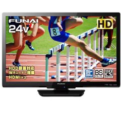 フナイ　24V型 2021年製 液晶テレビ FL-24H1010 リモコン　mini B-CASカード付属 【動作保証】　テレビ
