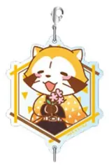 【中古】雑貨 我妻善逸 「鬼滅の刃×あらいぐまラスカル つながるアクリルキーホルダー」