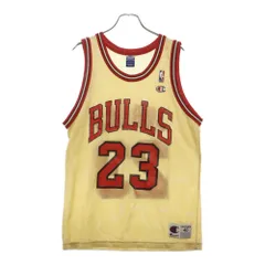 CHAMPION (チャンピオン) 90s VINTAGE NBA50周年 BULLS JORDAN USA製 ヴィンテージ ブルズ ジョーダン バスケットボールシャツ ユニフォーム ゴールド/レッド