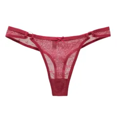 Tバック レディース インナー 下着 レース セクシー きれい 透ける シースルー リング サテン リボン かわいい ストレッチ おしゃれ 黒 赤 緑 青 紺 rt-031