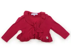  タルティーヌエショコラ Tartine et Chocolat カーディガン 80 女の子 フューシャピンク・りぼん 子供服 ベビー服 キッズ（1352318）