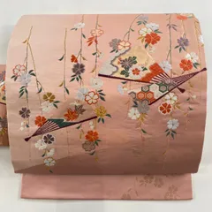 A23 新品未使用　美品袋帯　六通　唐織唐花 楽天市場】留袖用 袋帯 唐織 六通の通販