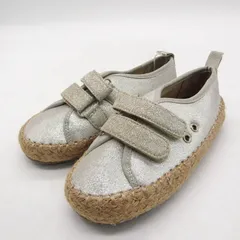 エミュー スニーカー 未使用 K12506S InerMetallic シューズ 靴 キッズ 女の子用 K10サイズ シルバー EMU Australia