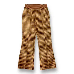 国内正規 MARNI 22SS ジャガードパンツ チェック フレア トラックパンツ マルニ PJMU0043LSUTV879 44のサムネイル
