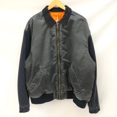 Supreme シュプリーム Denim Sleeve MA-1 051305 XLサイズ 23SS 黒 ブラック 鑑定証明書付き 中古 /ｍ 250714 02365hi◇128