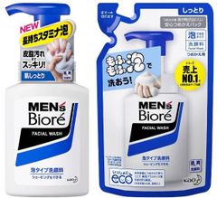 メンズビオレ 泡タイプ洗顔 本体 150m 1個 + メンズビオレ 泡タイプ洗顔 つめかえ 1個 セット
