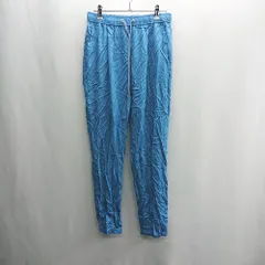 ◇ ⊂ green label relaxing ウエストゴム　テーパードパンツ サイズM ライトブルー系 レディース E  【1409240024910】