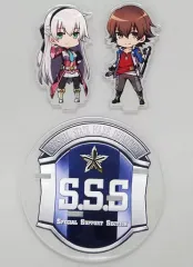 【中古】アクリルスタンド・アクリルパネル ロイド＆エリィ 特務支援課オリジナルSDアクリルフィギュアセット 「PS4ソフト 英雄伝説 零の軌跡：改」 ファルコムショップ予約特典