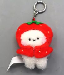 [중고] 열쇠 고리 RJ (진) minini 과일 봉제 인형 열쇠 고리 [BT21]