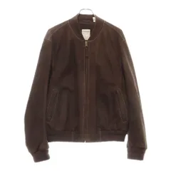 Timberland (ティンバーランド) ヌバックレザー フロントジップジャケット ブラウンのサムネイル