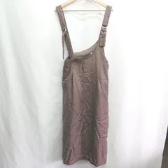 ◇ ⊂ nano universe ナノユニバース キャミソール マキシ ワンピース サイズM ブラウン レディース E  【1410100016112】