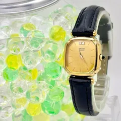 【新品電池】 SEIKO セイコー 2Pダイヤ ゴールド レディース 腕時計 新品ベルト
