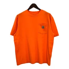 Carhartt カーハート ポケットＴシャツ オレンジ(メンズ L)中古 古着 T9263