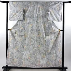 都喜ヱ門　大島紬　着物　草の葉模様　証紙付き 2025年最新】大島紬 証紙 都喜ヱ門の人気アイテム - メルカリ