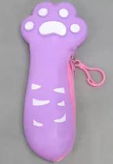 【中古】バッグ PURPLE 「ネコのおてて シリコンポーチ」