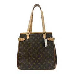 ルイ・ヴィトン LOUIS VUITTON トートバッグ バティニョール ヴェルティカル モノグラム M51153 PVCコーティングキャンバス レザー バティニョール・ヴェルティカル タグ付き レディース ♯1073011966