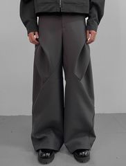 90s skirt pants gray サルエルパンツ スカートパンツ - メルカリ