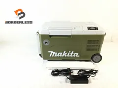 ☆美品☆makita マキタ 40Vmax 充電式保冷温庫 CW001G オリーブ シガーソケット＋ACアダプタ付 コードレス 冷蔵庫 アウトドア 99595のサムネイル