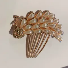 髪飾り ヘアアクセサリー ヘッドドレス コーム パール　入学式　卒業式