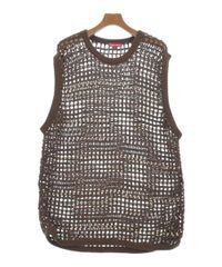 Supreme チェック柄デニムベスト L - メルカリ