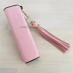 アイコス イルマワン / イルマiワン専用 ケース レザー IQOS ILUMA ONE タッセル付き ピンク pink 保護カバー おしゃれ かわいい