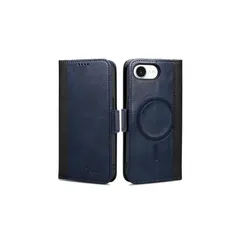 Rssviss iPhone 16e 用 ケース 手帳型 MagSafe対応 iPhone 16e 手帳型ケース カード収納 スタンド機能 全面保護 衝撃吸収 アイフォン16E スマホケース MagSafe ワイヤレス充電対応 サイドマグネット付き 財布型 1