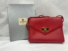 Ungaro ウンガロ レザー ハンドバッグ ブラウン 大容量 A4 Y2K - メルカリ