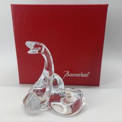 バカラ 干支 巳 ヘビ クリスタル 置物 フィギュリン  Baccarat