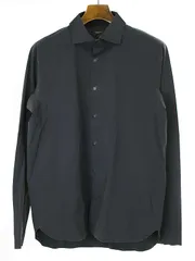 DESCENTE ALLTERRAIN デサント オルテライン SEAMLESS SHIRT シームレスロングスリーブナイロンシャツ ネイビー L DIA4650Uのサムネイル