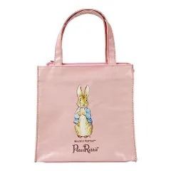 ピンク ピーターラビット(TM) ミニトートバッグ [ランチバッグ ランチトート レディース ミニトート サブバッグ かわいい 撥水 軽量 Sサイズ] 0624 ピンク