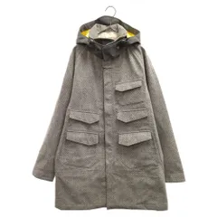 White Mountaineering (ホワイトマウンテニアリング) フロントビッグポケットデザイン ロングカラーコート ゴアテックス WM1373202 グレーのサムネイル