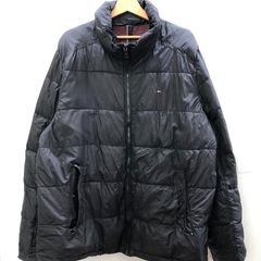 TOMMY HILFIGER トミーヒルフィガー 中綿ジャケット ブルゾン ダウンジャケット CHINA製 メンズ XL ブラック