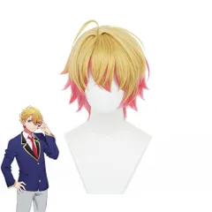 【在庫セール】愛久愛海) (アクア／星野 ウィッグネット付き cosplay 仮装 仮装 ハロウィン コスチューム小物 変装用ウィッグ アニメ 耐熱 ポニーテール カツラ かつら かな 有馬 アイ 星野 ルビー アクア ウィッグ コスプレ 推しの子 KRIVS