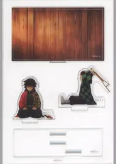 【中古】アクリルスタンド・アクリルパネル 冨岡義勇＆竈門炭治郎(座り) 「鬼滅の刃 柱稽古編×ufotable Cafe×マチ★アソビCAFE リアルタイムカフェ ランダムみにジオラマアクリルスタンド -冨岡義勇-」