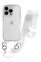 iFace Hang and iPhone 14 Pro ケース クリアケース/ショルダーストラップ セット (クリア/ラメ)【アイフェイス アイフォン14プロ 用 カバー ショルダー 】 [クリア/ラメ] [iPhone 14 Pro]