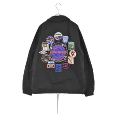 GIVENCHY (ジバンシィ) MOTEL EMBROIDERED WINDBREAKER Jacket バックロゴワッペン付きウィンドブレーカージャケット BM00C713EN ブラックのサムネイル
