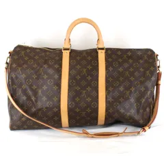 美品『USED』 ルイ・ヴィトン モノグラムキーポル55 バンドリエール M41414 ボストンバッグ モノグラムキャンバス ブラウン