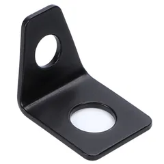 CHASO 4点式シートベルト L字ステー レーシング シートベルト 金具 ベルト フック フルハーネス ステー ブラケット タイダウンフック ステー 1個 [1個 ブラック]