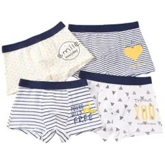 ☆ E ☆ M ☆ 男の子 ボクサーパンツ コットン 下着 キッズ パンツ 男の子 ボクサーパンツ ボクサーブリーフ ブリーフ インナー 肌着 ショーツ アンダーウェア 子供 子ども 男子 男児 ジュニア ベビー 綿 コットン 保育園 幼稚園 小学校 小学生