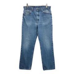 80年代 USA製 Levi's リーバイス 509-0217 デニムパンツ オレンジタブ ブルー(メンズ W38 L32)中古 古着 V1659