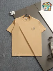 【今日WTO】LOEWE 25ss ロゴ?色刺繍ショート T-GA92