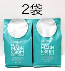 コストコ バスソルト Salts & Co. マグネシウム バスフレーク 3.75kg × 2袋 計量スプーン付き バスフレーク