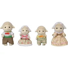 【新品・送料無料】シルバニアファミリー 人形 ヒツジファミリー FS-42 (4体セット)