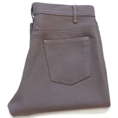 90s USA製 Levi'sリーバイス 517 ポリエステルパンツ グレーブラウン W34★130 スタプレ ブーツカット フレア ビンテージ カントリー