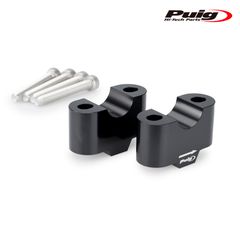 Puig 21810N HANDLE UP RISERS [BLACK] UP30mm Φ22mm BMW F750GS(18-24) F800GS(24-) プーチ ハンドルアップライザー