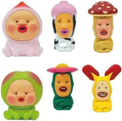 こびとづかん ソフビフィギュア × 全6種セット フルコンプ ガチャガチャ カプセルトイ 
