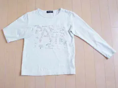 ポンポネットジュニア pom ponette junior アウトレット 子供服 女の子 M 150cm 長袖 Tシャツ ロンT ペパーミントグリーン 水色 春 秋 ★3 トップス ガールズ 女児 キッズ ジュニア 【中古】 ユーズド リサイクル 古着