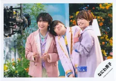 【中古】生写真(ジャニーズ) なにわ男子/西畑大吾・大西流星・大橋和也/横型・上半身/シングル「ハッピーサプライズ」MV＆ジャケ写オフショット/公式生写真