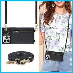 【特価商品】ファスナー リング 手帳型 ショルダー カード収納 スマホケース ケース max ジッパー(アイフォン13プロマックス/あいふぉん13ProMax/いphone12promax/アイホン12プロマックス pro 13 iphone 6.7インチ対応